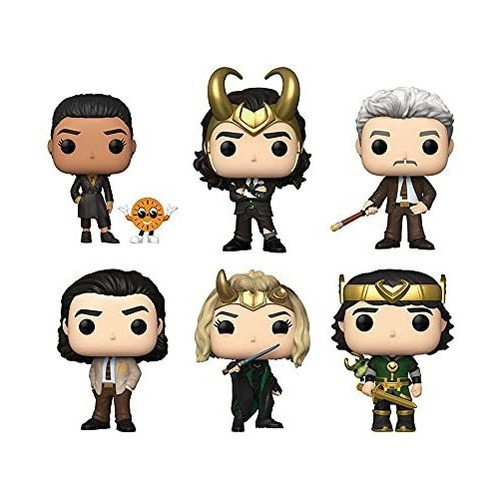 Funko Pop! El Loki Set De 6 - Chico Loki, Presidente 67xpn