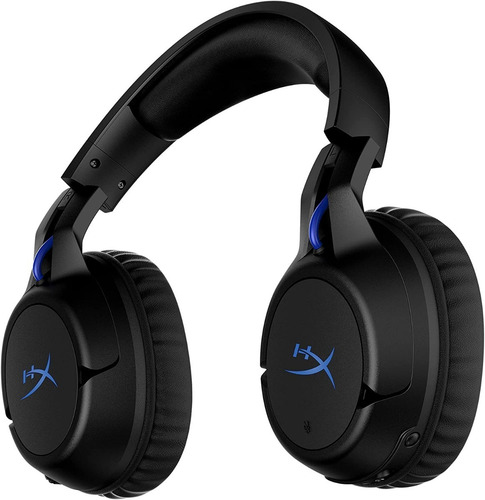 Imagen 2 de 8 de Auriculares Hyperx Cloud Flight Negro Y Azul Cuero Sintetico