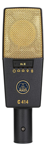 Micrófono Akg Pro Audio C414 Xlii, Vocal, Condensador, Negro