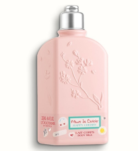 Fleurs De Cerisier Happy Cherry Body Milk L'occitane 250 Ml