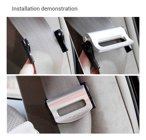 2 Pairs Adjustable Car Seat Belt Buckle