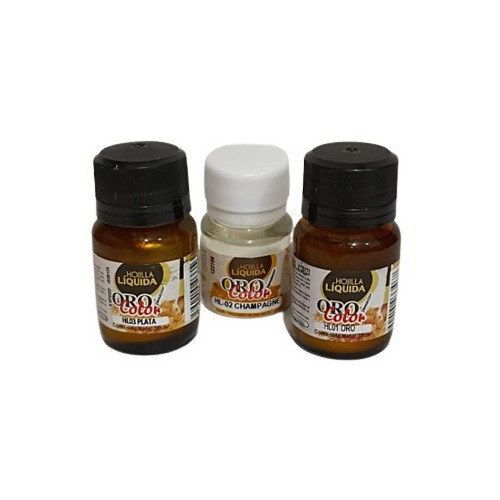 Hojilla Liquida Oro Color 30 Cc -pintura