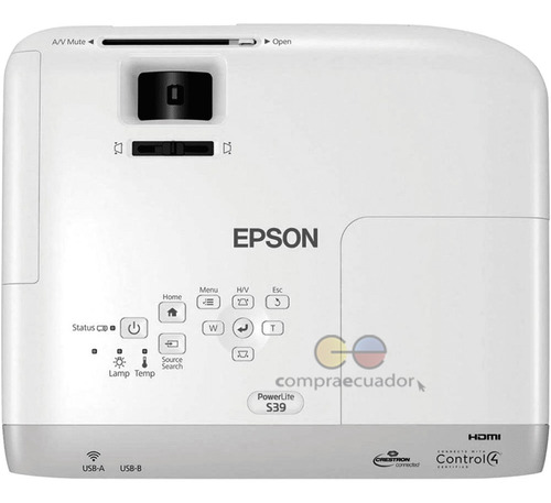 Epson Proyector Tecnología 3 Lcd Zoom 1.35x Gratis Apuntador