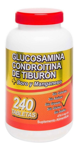 Glucosamina Condroitina Just For You De Tiburón 240 Tabletas
