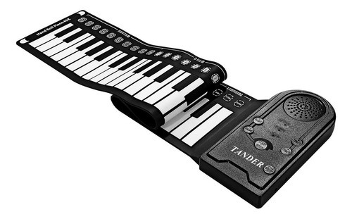 Teclado Piano Musical Flexível Portátil Roll Up Bivolt