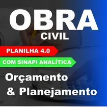 Comprar Planilha Cálculo Do Custo De Construção Civil Tabela Sinapi