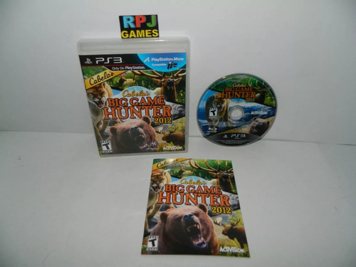 Cabelas Big Game Hunter 2012 Fisico Midia Ps3 Loja Fisica Rj (Usado)