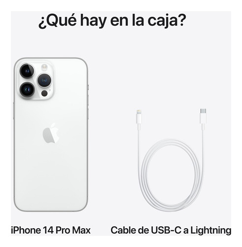 Apple iPhone 14 Pro Max (256 GB) - Color plata - Bueno (Reacondicionado)