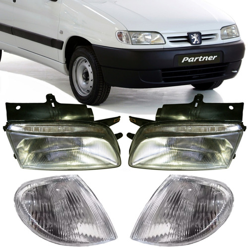 Kit X 4 Optica + Giros Peugeot Partner 04/10  Berlingo 99/10