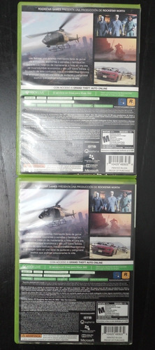 Juego Físico Original Xbox 360 Gta 5 Tienda Xbox One Almagro