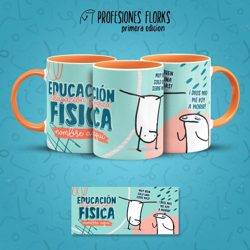 Taza De Cerámica Profesión Profe Educacion Fisica Gimnasia