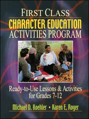 Libro First Class Character Education Activities Program ...