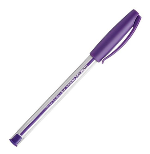 Lapicera Boligrafo Faber Castell Trilux Violeta