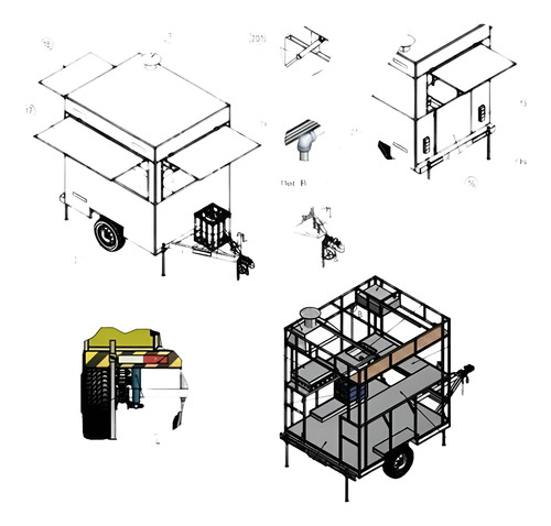Projeto Food Trailer Lanches Carretinha Reboque 1 Eixo Pdf