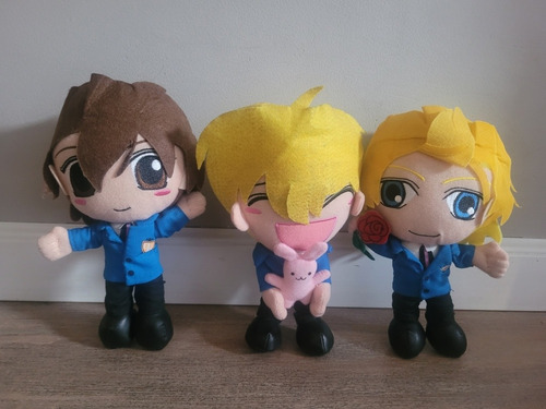 Set De 3 Peluches Ouran Host Club