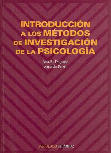 Libro Introducción A Los Métodos De Investigación De La Psic