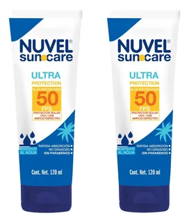 2 Protector Solar Fps 50, Nuvel Suncare 120ml