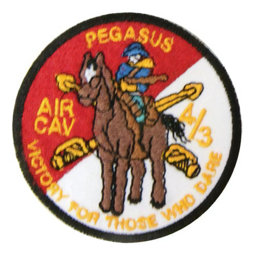 Patch Bordado Pegasus Com Fecho De Contato