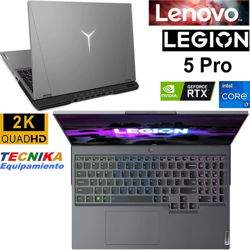Imagen 3 de 8 de Lenovo Legion 5 Pro Gamer 16 I7 11800 Rtx 3050 16gb 512ssd