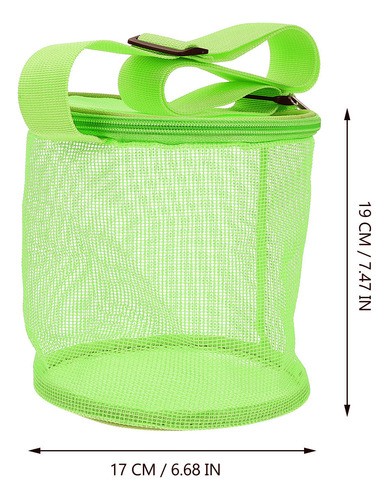 Bolsa Grande Y Transpirable Para Juguetes De Playa, 1 Unidad