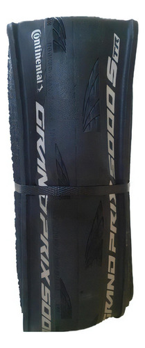 Neumático Continental Grand Prix 5000 700x28 S Tr Tubeless 220tpi, color negro