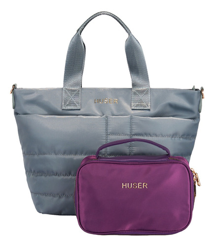 Dúo Huser Tote+cosmetiquera Para Mujer Duobf23hs061502