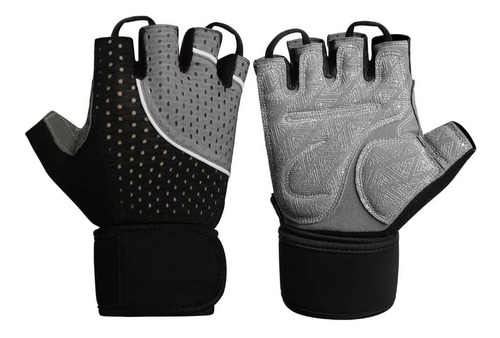 Guantes Para Gym, Ciclismo, Pesas Con Protector 