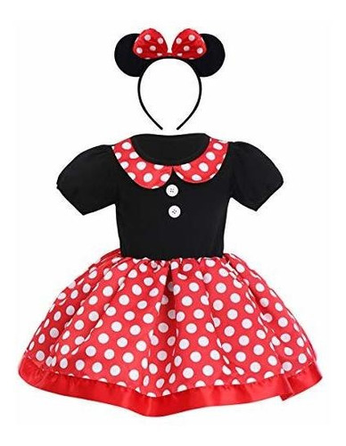 Disfraz Bebe - Baby Girls Polka Dots Princess Dress Cake Sma