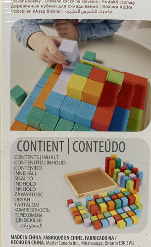 Fisher Price Juego Bloques De Madera Entrelazados 65 Piezas