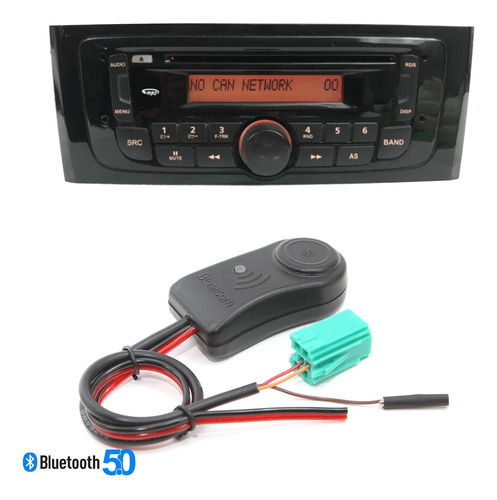Interface Bluetooth Aux Para Cd Original Fiat Brinde Chaves