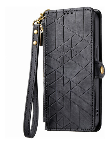 Funda Tipo Cartera De Piel Sintética Para Samsung Galaxy A03s 164/a03 166/f04, Con Ranura Para Tarjetas, Antivibración