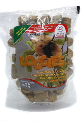 Abene Loggies Alimento Hamster Comida Roedores Pienso 500gr