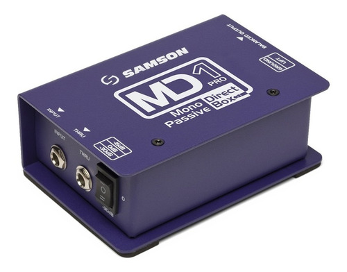 Imagen 5 de 8 de Caja Directa Pasiva Samson Md1pro C/ Pad