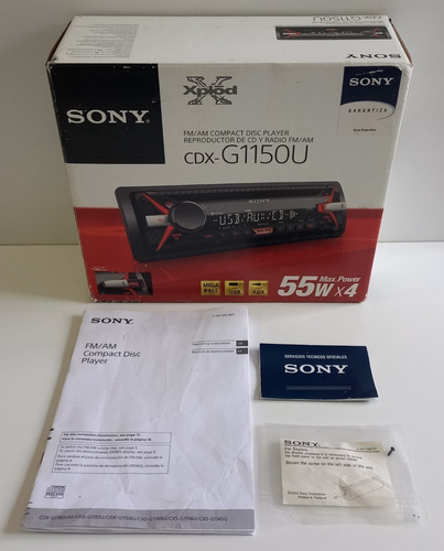 Caja Original Stereo Estereo Sony Cdx-g1150u En Olivos - Zwt
