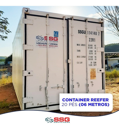 Contêiner Frigorifico Camara Fria Aluguel Mensal Aço Inox