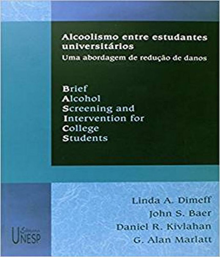 Livro Alcoolismo Entre Estudantes Universitario