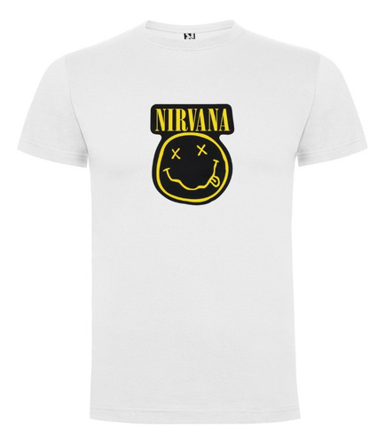 Polera Estampada Nirvana Algodón
