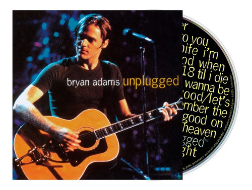 Bryan Adams - M T V Unplugged - Cd Nuevo U S A Disponible   