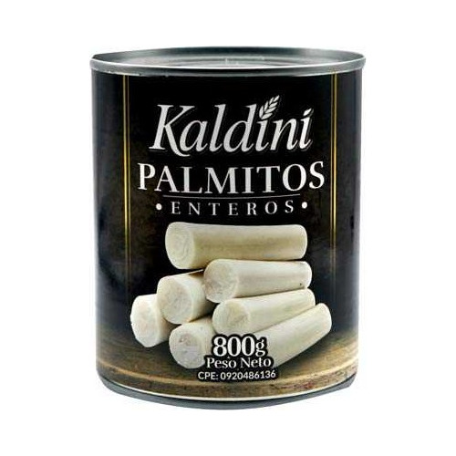 Lata Palmitos Enteros Kaldini 800gr 0448 Ml.