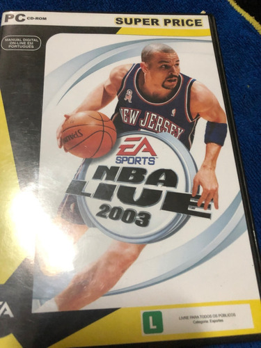 Jogo Pc Nba Live 2003 Super Price Original Computador Basket