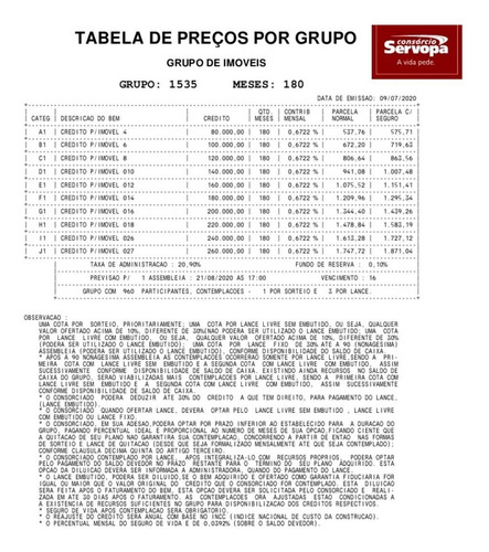 Cartas Contempladas De Imóveis, Venha Conferir!!