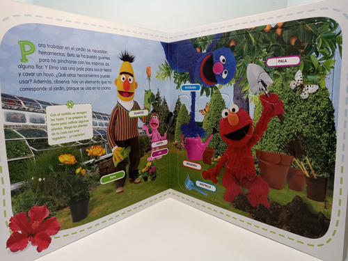 Imagen 4 de 6 de Los Oficios De Elmo - Jardinero - Libro - Rompecabezas