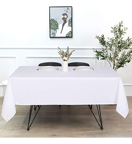 Mantel Rectangular Resistente A Manchas Y Arrugas, Lavable