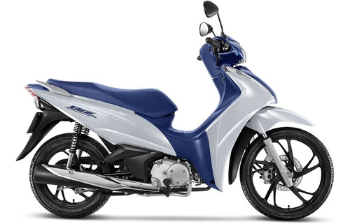 Moto Honda Biz 125i Branco E Azul 2024 2024 0km