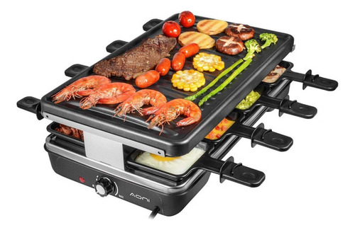 Aoni Raclette - Parrilla De Barbacoa Coreana Electrica Par