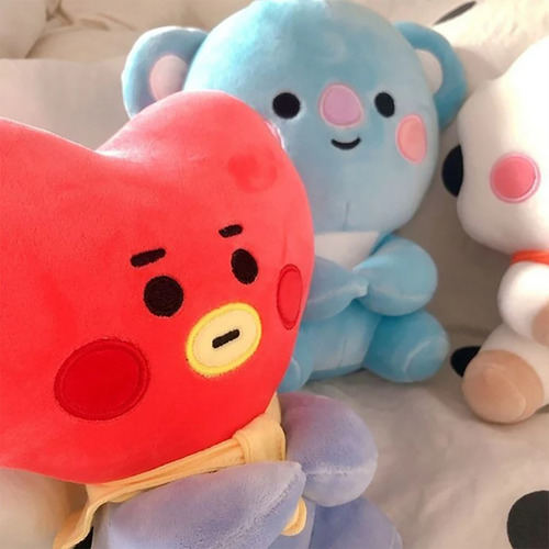 Bt21 Peluche 7 Tipos Grande 25cm Peluches Grandes Color Rojo