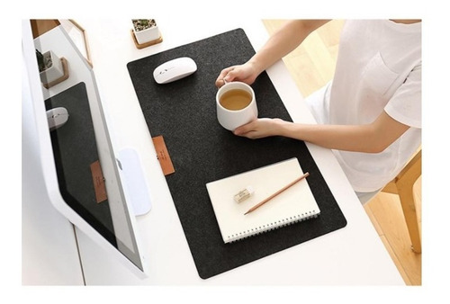 Imagen 5 de 6 de Mousepad Gamer Home Office 90x40 Felpa Xl