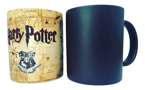 Taza Mágica Mapa Del Merodeador - Harry Potter