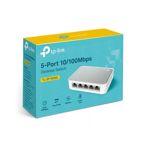 Switch De Red Tplink Tl-sf1005d 5 Puertos 10/100 Original