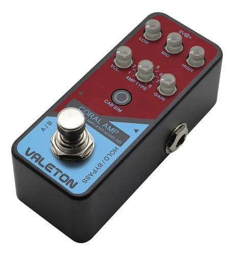 Pedal Valeton Crl-5 Coral Amp Preamp Modulation